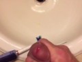 #FRESHCUMBREATH Mis-placed the whitening toothpaste, I guess a few cum drops will have to do for now