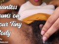 Giantess Cums on Your Tiny Body