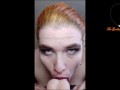 Redhead Succubus eye contact throatjob (Phone Recording) ~ TheGoddessOfLust