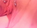 pleasing my wet pussy while smoking (low res)