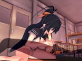 High School DxD Akeno Himejima 3D HENTAI