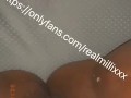 Quick Orgasm in the car almost  got caught !!