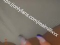 Quick Orgasm in the car almost  got caught !!