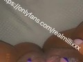 Quick Orgasm in the car almost  got caught !!