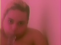 BBW Shower Dildo Blowjob