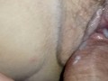 Stepsister wanted me to tease her with my cock and I accidentally cum in her
