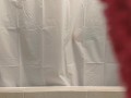 Nude Hotwife having a shower