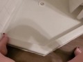 House sitting, made a mess in their bathroom 