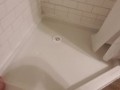 House sitting, made a mess in their bathroom 