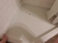 House sitting, made a mess in their bathroom 