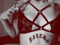 Bibi provando lingerie nova