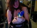 19yo Roxy uses her Rabbit Vibrator to have multiple squirting orgasm