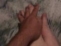 Erotic foot rub for myself
