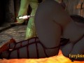 Furry Hentai 3D Yiff - Human Dragon & Bear having hard sex