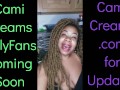 NEW Cami Creams OnlyFans Coming Soon - Ebony Black Girl BBW Big Lips Kitchen Wine Drinker Talking