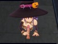 3D HENTAI POV Pumpkin girl jerking off your cock