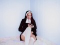 Horny Young Nun Plays with Herself - Non Nude Halloween 2020