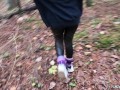 First Forest Date With Tinder Babe! and she immediately let me fuck her tight pussy | Autumn vibes