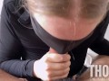 GIRLFRIEND GIVES SLOW SLOPPY BLOWJOB AND SWALLOWS - ThorriJax