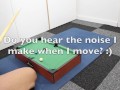 Greedy Pussy eats all the putted snooker balls- slave training for submissive MILF