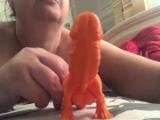 Me and my New best friend and Toy - the Dickosaurus