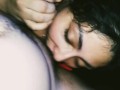 Thick latina gives sloppy bj and gets fucked