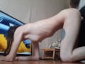 Выебал русскую сучку у телека раком