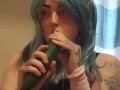 DEEPTHROATING A CUCMBER