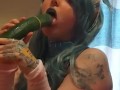 DEEPTHROATING A CUCMBER