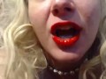 Slutty girl transformation,change clots and wigs, foot fetish and big squirt at final