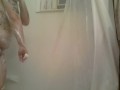 Voyeur Spying Girl Bubbly Showering shaving sing,dancing Finger Fucking pussy 2 cum 