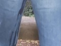 Public wetting jeans