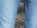 Public wetting jeans