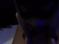Petite teen getting fucked by fuck-machine