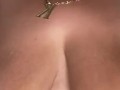 Fat Bitch Solo Play time nipple Juice