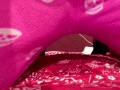 Girl wetting pajamas in bed