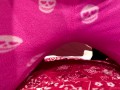 Girl wetting pajamas in bed