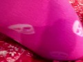 Girl wetting pajamas in bed