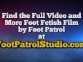 Interracial Footjob with Mena Carlisle and Archer Legend at Foot Patrol Studio