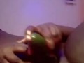BIGGEST CUCUMBER in TIGHT PUSSY