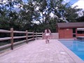 Big Sexy Mommy Ass Huge Ass BBW Walking in Tiny String Bikini