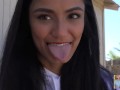 The sexiest Tongue in Adult Video - Viva Athena Tongues Eggplant Emoji