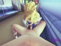Final Fantasy X Hentai 3D - Rikku Boobjob and Blowjob in a train