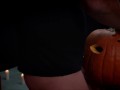 Haloween? Fuck Halloween! - Fuck the Pumpkin Blowjob the pumpkin and a good Spanking Pussy dripping