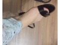 @tici_feet IG ticii_feet ticii feet tici feet dangling black sandal (preview)