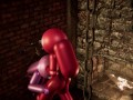 Among Us Threesome - Pink Stuck in Wall (futa, japanese)