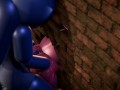 Among Us Threesome - Pink Stuck in Wall (futa, japanese)