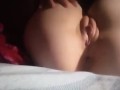 Teen rubs her pulsating pussy in Parents house