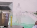 BLACKED Gorgeous Gabbie cheats on boyfriend at the pool
