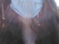 PUBLIC FLASHING Tiny Titties Slut PinkMoonLust on ONLYFANS gets Naughty @ Grocery Store Parking Lot